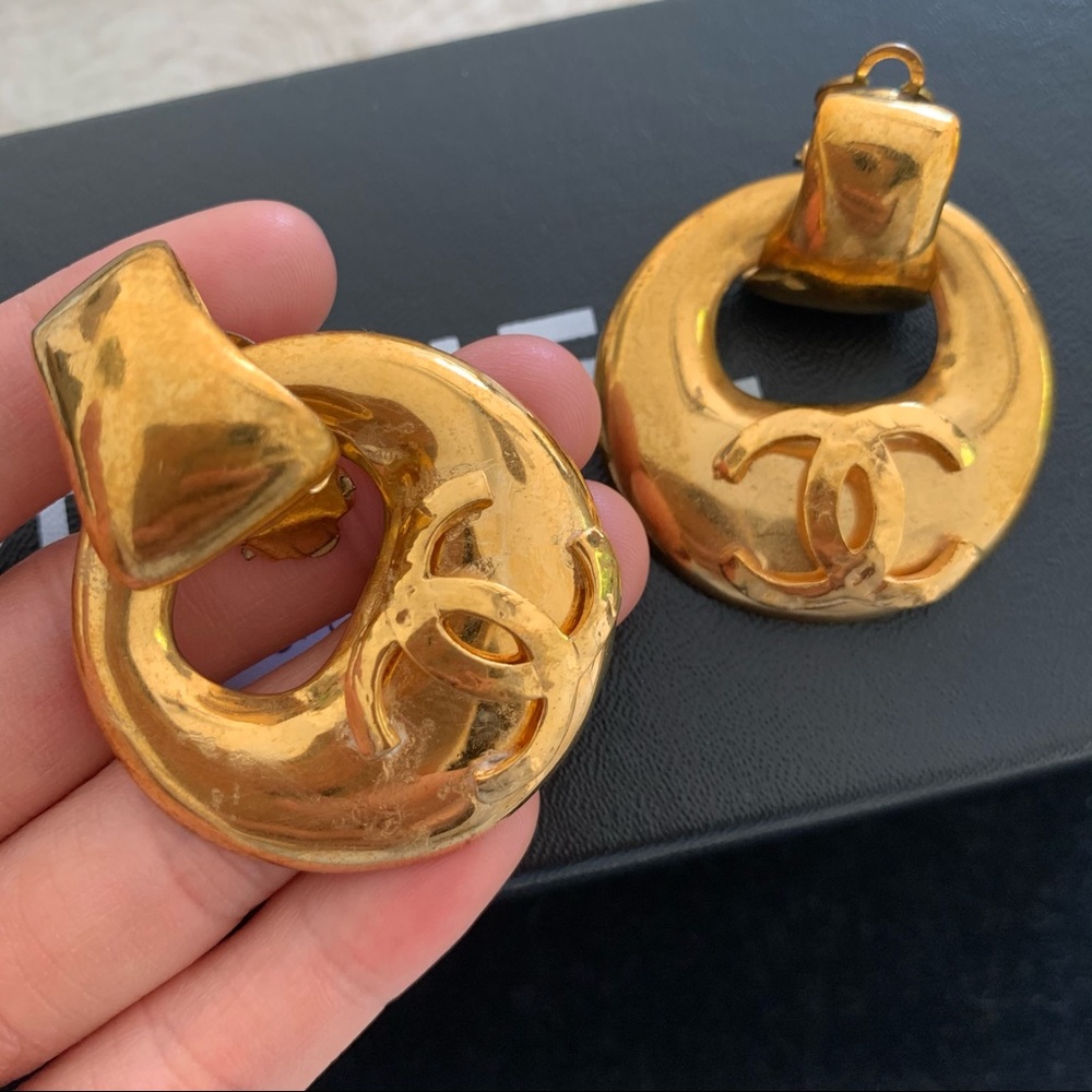 Vintage Chanel Clips On Earrings (Very Rare)